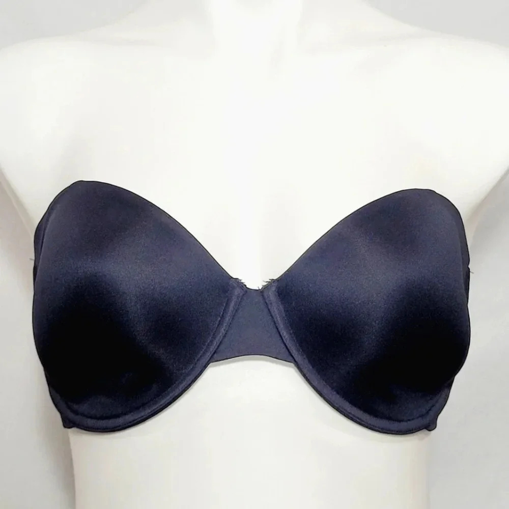 36D Maidenform Self Expressions SE6900 Side Smoothing Strapless UW Bra Black
